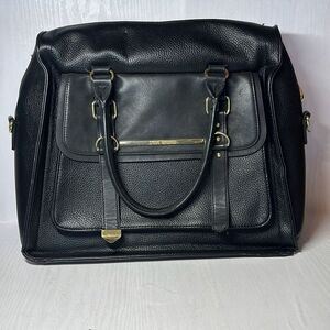 Steve Madden Black Laptop Bag Messenger 14” W x 12”